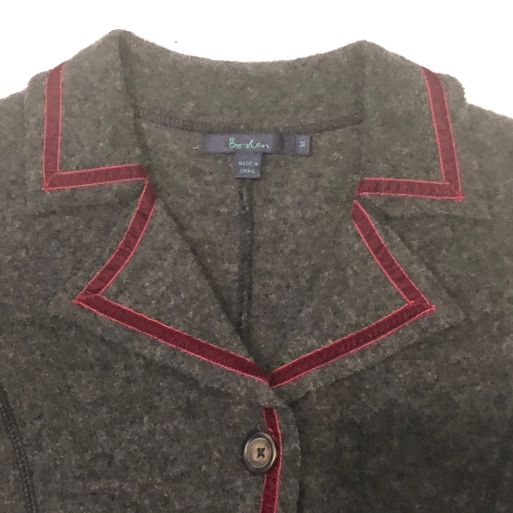 Boden Boiled Wool Blazer
